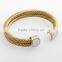 kalen stainless steel 1 gram gold bangles
