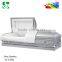 JS-ST606 wholesale high quality steel metal casket
