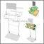 SSW-CM-125 3/4/5-Layer Wire Mesh Beverage Display Shelf for Retail Store Shopping Mall