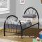 simple style latest bed designs modern metal single bed