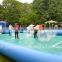 Large size inflatable soccer bubble field,Giant water football field for Bubble football games