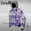 Hot eleglant fur hooded ski various colors windproof down coat women
