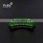 cylinder zinc alloy metal base green cabinet crystal handle