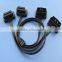 OBD extension harness OBDii 2 male to 2 female splitter cable