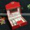 Factory Wholesale Custom Luxury Leather Jewelry Box, Red Beautiful Watch Box