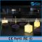 decorating waterproof plastic rgb led light outdoor cube, led cube table