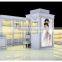 China made wooden jewelry accessories sunglasses display cabient showcase for shopping mall