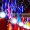 Chiese tree led shower light outdoor tube led christmas decoration light , rgb led tube
