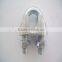 China wholesale US type sleeve oval aluminium wire rope duplex ferrules