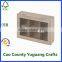 wooden 6 section custom tea bag box storage holder with glass lid