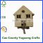 unfinished wooden house shapes for holiday decoration