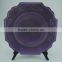 Square plastic wedding charger plates for wedding and home table use decoration square black charger plates