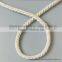 3 Strand Natural Pure Cotton Rope Braided Twisted Cord Custom size