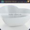 Inspirational gift heart shaped small porcelain ice cream sauce bowl