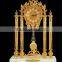 Luxury Royal Crown Brass Clocks, Brass Wall Clocks, Brass Floor Clocks 24K Gold Plated, Brass Mounted Art