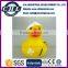 Yellow weighted rubber bath duck