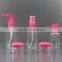 Pvc Bag Package Transparent Spray Bottle Pump Bottle Plastic Bottle Set for Cleaning Products