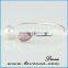 Hot!!! new design bridesmaid gift glass bangles designs birthstone bangle