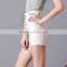 2017 summer new fashion high waist light color white sexy skinny hot short pants for girls