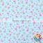 pink flower printed light blue cotton fabrics wholesale cotton fabric texile for curtain fabric