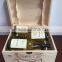 Two layers of six bottles wooden boxes