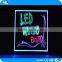 Outdoor LED display advertising writing board with remote controller / kids LED writing boards