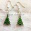 Novelty Christmas Earrings, Tree earrings, Christmas Tree Earrings