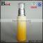 50ml  china new products gradual orange matte silver aluminum pump glass bottle china for cosmetic lotion