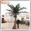 Curve trunk market price of artificial coconut tree as palm tree wedding decorations