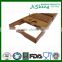 Bamboo Bathtub Caddy Tray with Extending Sides and with waterproof cloth