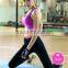2016 New design high quality space dye gym women's yoga vest