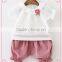 2017 latest fashion unique birthday cute breathable kids wear skirts children girl baby clothes clothing set