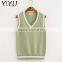 Newest winter fall girl lovely apricot school uniform sweater vest