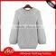 China's Most Fashionable Pullover Hand Knit Wool Sweater Design for Girls