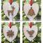 Handmade Christmas Decorations Heart Deer Layer Wood Crafts