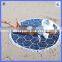 100% cotton yarn-dyed stripe beach round towel made in China