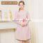 Wholesale Qianxiu Latest High Quality Knitting Cotton Striped Ladies Long Sleeping Gown