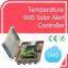 Temperature SMS Solar Alert Controller data logger
