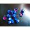 Blue Solid Polypropylene Screw Cap 9mm/snap Cap11mm