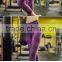 cheap purple printed legging high waist women slimming pant