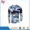 Men's Sublimation Long Sleeve Camol t- Shirts Athletic Training Fitness Sports Jersey