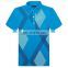 Wholesale dry fit printed uniform golf shirt