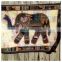 Patchwork Elephant Tapestry Vintage Patchwork Elephant Wall Hanging