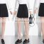 Womens Clothes Wholesale Black Casual Woolen A Line Skirt For Ladies