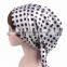 Lady Bow-headscarf Cap Silk Chemotherapy Cap Long Tail Braid Hat