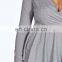 long sleeve peplum t shirt fat women wear plus size clothes