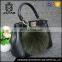 13cm Plush Fluffy Fox Fur Pom Poms Bag Accessories