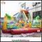 High Quality jumping house zoo park bouncer castle for kids inflatable animal dinosaur theme combo bouncy house
