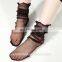 fashionable design breathable short fish net sock for women