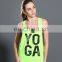 girls loose sexy fitness vest women plus size fitwear women's yoga t shirt
